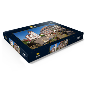 Alternative Darstellung des Puzzle-Motivs Rathaus und Palm’sches Haus am Marktplatz – Puzzleteile: 200