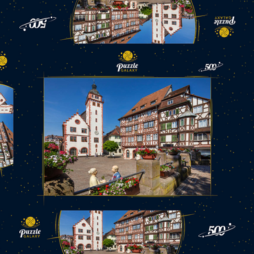 Rathaus und Palm’sches Haus am Marktplatz 500 Puzzle Schachtel 3D Modell