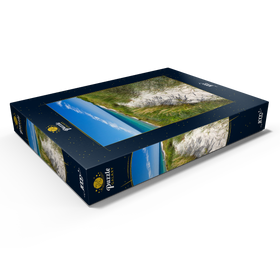 Darstellung des Puzzle Motivs Strand mit Sanddünen von Vester Sømarken bei Aakirkeby - Puzzleteile: 1000