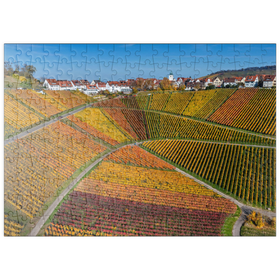 Darstellung des Puzzle-Motivs Weinberge bei Rotenberg im Ortsteil Untertürkheim – Puzzleteile: 200