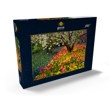 Blumenanlage im Luisenpark in Mannheim 1000 Puzzle Schachtel Ansicht2