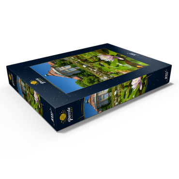 Seerosenteich im Schmuckhof im Botanischen Garten 1000 Puzzle Schachtel Ansicht1