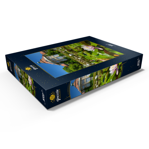 Seerosenteich im Schmuckhof im Botanischen Garten 1000 Puzzle Schachtel Ansicht1