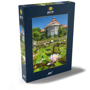 Seerosenteich im Schmuckhof im Botanischen Garten 1000 Puzzle Schachtel Ansicht2