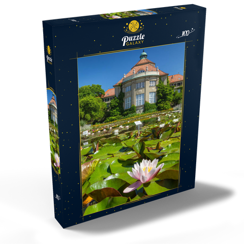 Seerosenteich im Schmuckhof im Botanischen Garten 100 Puzzle Schachtel Ansicht2