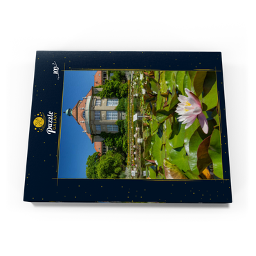 Seerosenteich im Schmuckhof im Botanischen Garten 100 Puzzle Schachtel Ansicht3