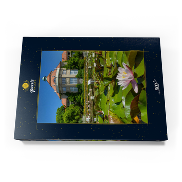 Seerosenteich im Schmuckhof im Botanischen Garten 500 Puzzle Schachtel Ansicht3