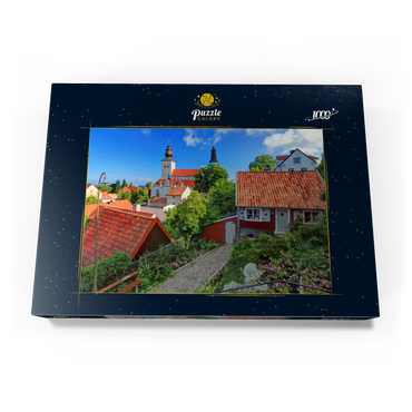 Altstadt mit Dom St. Maria, Visby, Gotland, Schweden 1000 Puzzle Schachtel Ansicht3