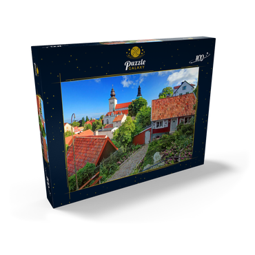 Altstadt mit Dom St. Maria, Visby, Gotland, Schweden 100 Puzzle Schachtel Ansicht2