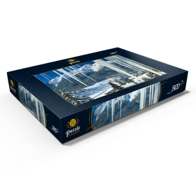 Darstellung des Puzzle Motivs Seekircherl mit Reitherspitze (2373m), Seefeld, Tirol - Puzzleteile: 500