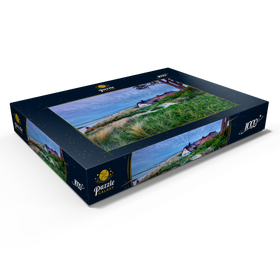 Darstellung des Puzzle Motivs Haus am Grenzweg am Strand, Ostseebad Ahrenshoop, Fischland-Darß-Zingst - Puzzleteile: 1000