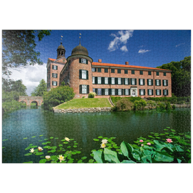 Darstellung des Puzzle-Motivs Schloss Eutin, Holsteinische Schweiz, Schleswig-Holstein – Puzzleteile: 1000