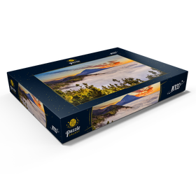 Alternative Darstellung des Puzzle-Motivs Abend am Cumbre Dorsal mit Blick zum Pico del Teide (3718m), Teneriffa – Puzzleteile: 1000