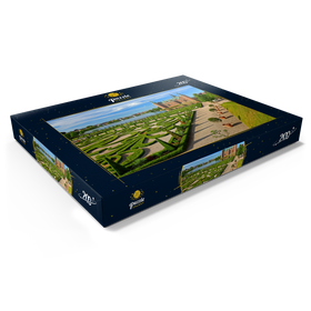 Alternative Darstellung des Puzzle-Motivs Wasserschloss Frederiksborg, Hilleröd, Seeland, Dänemark – Puzzleteile: 200