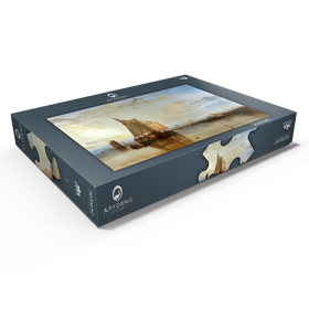 Alternative Darstellung des Puzzle-Motivs Dort or Dordrecht: The Dort packet-boat from Rotterdam becalmed – Puzzleteile: 1000