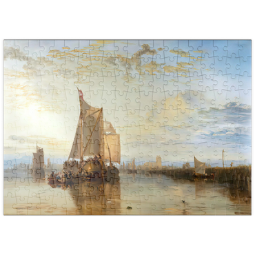 puzzleplate Dort or Dordrecht: The Dort packet-boat from Rotterdam becalmed 200 Puzzle
