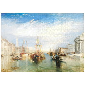 Darstellung des Puzzle-Motivs Venice, from the Porch of Madonna della Salute – Puzzleteile: 1000