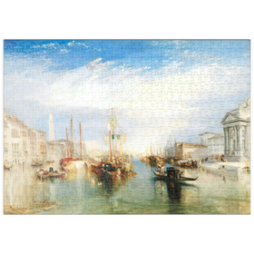 Darstellung des Puzzle Motivs Venice, from the Porch of Madonna della Salute - Puzzleteile: 500