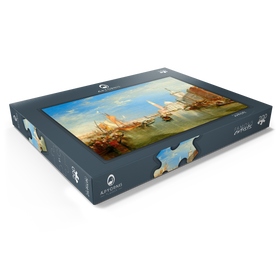 Alternative Darstellung des Puzzle-Motivs Venice: The Dogana and San Giorgio Maggiore – Puzzleteile: 200