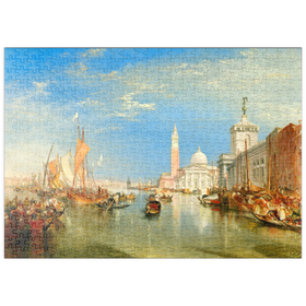 Darstellung des Puzzle-Motivs Venice: The Dogana and San Giorgio Maggiore – Puzzleteile: 500