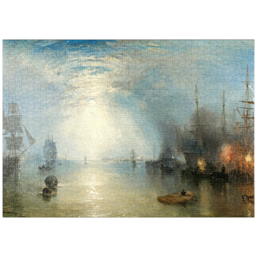 puzzleplate Keelmen Heaving in Coals by Moonlight 1000 Puzzle