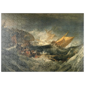 Darstellung des Puzzle-Motivs The Wreck of a Transport Ship – Puzzleteile: 200