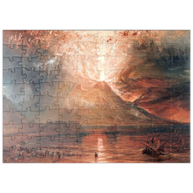 Darstellung des Puzzle Motivs Vesuvius in Eruption - Puzzleteile: 100