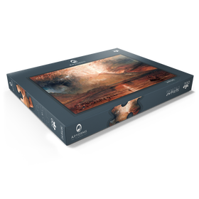 Alternative Darstellung des Puzzle-Motivs Vesuvius in Eruption – Puzzleteile: 200