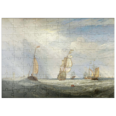 puzzleplate Helvoetsluys: the City of Utrecht, 64, Going to Sea 100 Puzzle