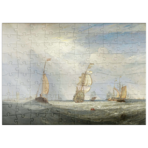 puzzleplate Helvoetsluys: the City of Utrecht, 64, Going to Sea 100 Puzzle