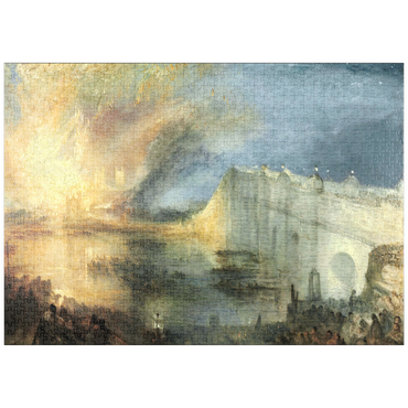 puzzleplate The Burning of the Houses of Lords and Commons, October 16, 1834 1000 Puzzle