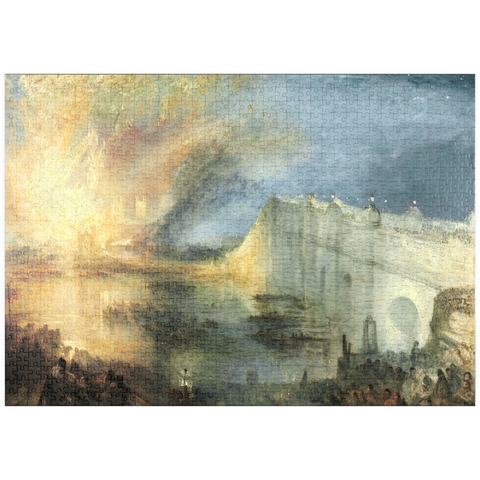 puzzleplate The Burning of the Houses of Lords and Commons, October 16, 1834 1000 Puzzle