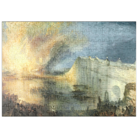 Darstellung des Puzzle-Motivs The Burning of the Houses of Lords and Commons, October 16, 1834 – Puzzleteile: 200