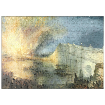 puzzleplate The Burning of the Houses of Lords and Commons, October 16, 1834 200 Puzzle