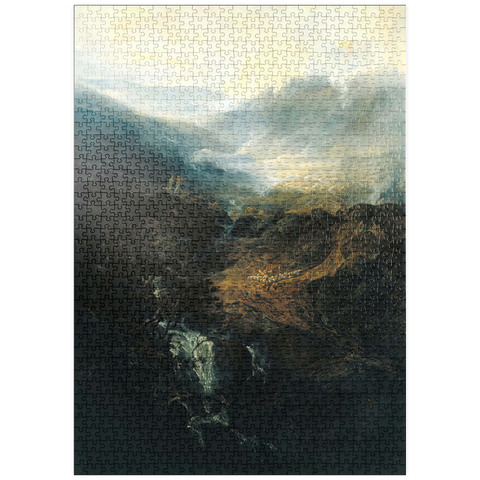 puzzleplate Morning amongst the Coniston Fells, Cumberland 1000 Puzzle