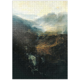 Darstellung des Puzzle Motivs Morning amongst the Coniston Fells, Cumberland - Puzzleteile: 1000