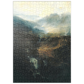 Darstellung des Puzzle Motivs Morning amongst the Coniston Fells, Cumberland - Puzzleteile: 500