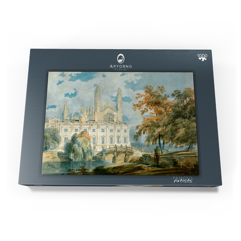 Clare Hall and King’s College Chapel, Cambridge, from the Banks of the River Cam 1000 Puzzle Schachtel Ansicht3