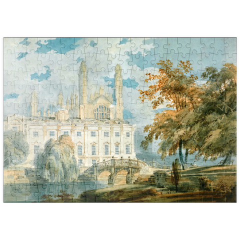 puzzleplate Clare Hall and King’s College Chapel, Cambridge, from the Banks of the River Cam 200 Puzzle