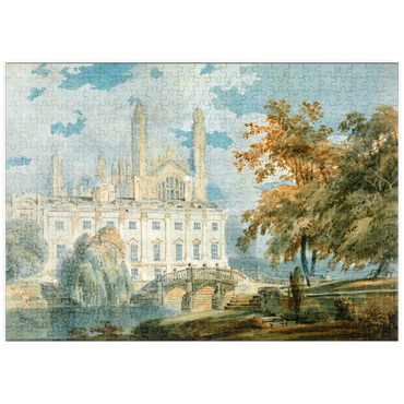 puzzleplate Clare Hall and King’s College Chapel, Cambridge, from the Banks of the River Cam 500 Puzzle