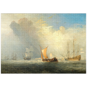 Darstellung des Puzzle-Motivs Rotterdam Ferry-Boat – Puzzleteile: 1000