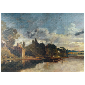 Darstellung des Puzzle-Motivs The Thames near Walton Bridges – Puzzleteile: 1000