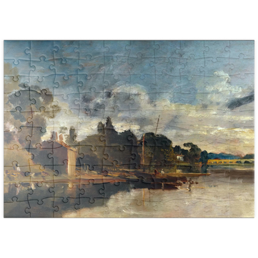 puzzleplate The Thames near Walton Bridges 100 Puzzle