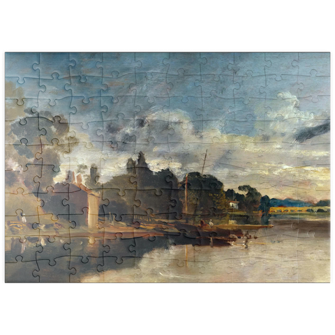 puzzleplate The Thames near Walton Bridges 100 Puzzle