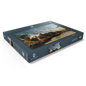 Darstellung des Puzzle Motivs The Thames near Walton Bridges - Puzzleteile: 200