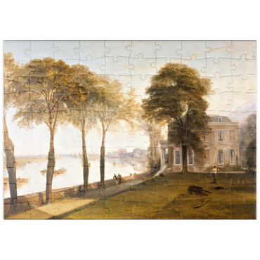 puzzleplate Mortlake Terrace: Early Summer Morning 100 Puzzle
