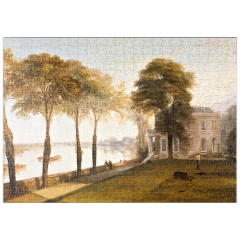 puzzleplate Mortlake Terrace: Early Summer Morning 500 Puzzle