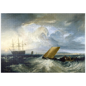 Darstellung des Puzzle-Motivs Sheerness as seen from the Nore – Puzzleteile: 1000