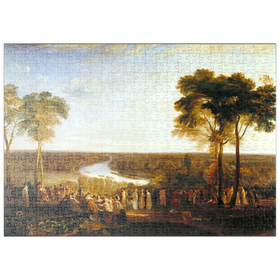Darstellung des Puzzle Motivs England: Richmond Hill, on the Prince Regent's Birthday - Puzzleteile: 500