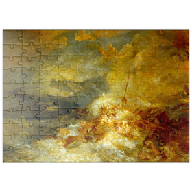 Darstellung des Puzzle Motivs A Disaster at Sea - Puzzleteile: 100